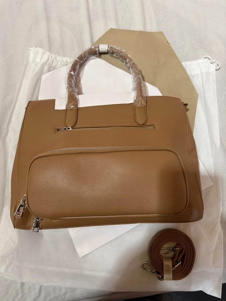 NEWBELLA Vegan Leather Work Tote Bag with Insulated Pocket - photo 2