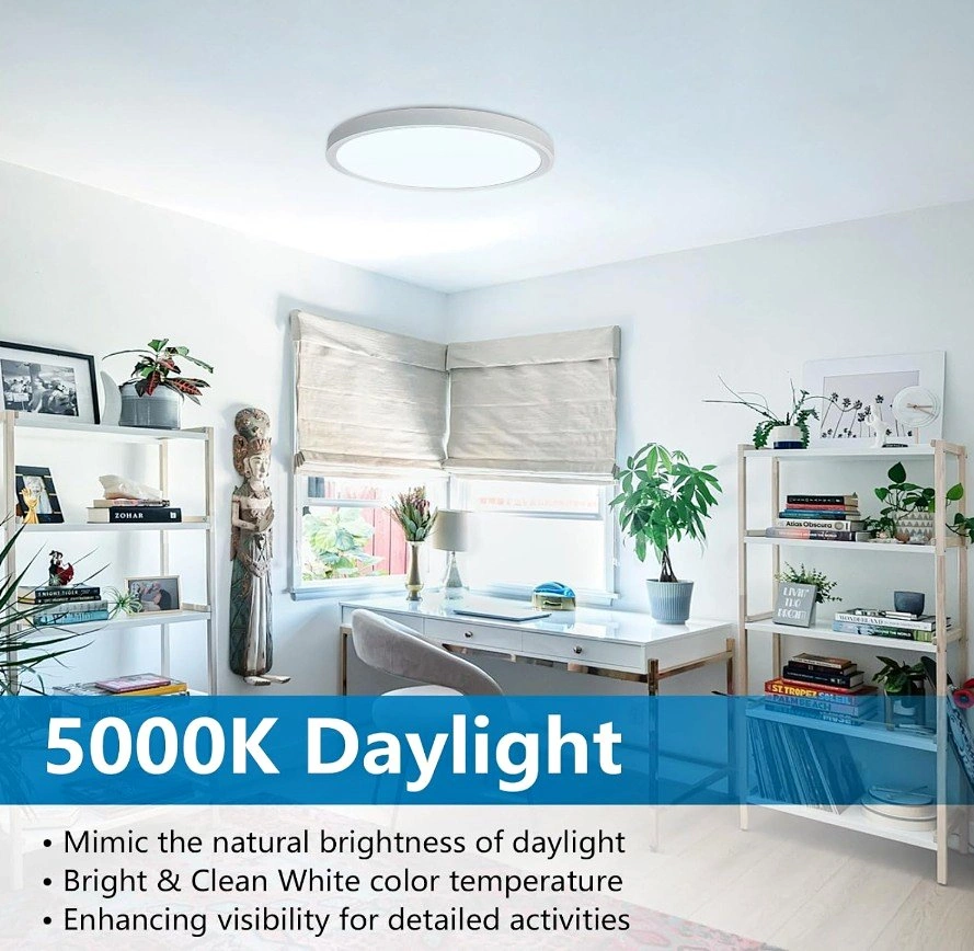 6-Pack 12-Inch Ultra-Slim Flush Mount LED Ceiling Lights
