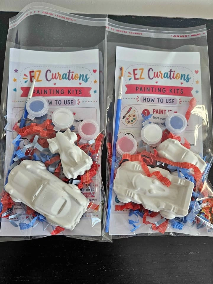 Kids Painting Kits - Cars, Dinosaurs, Airplanes, Rainbows🏈