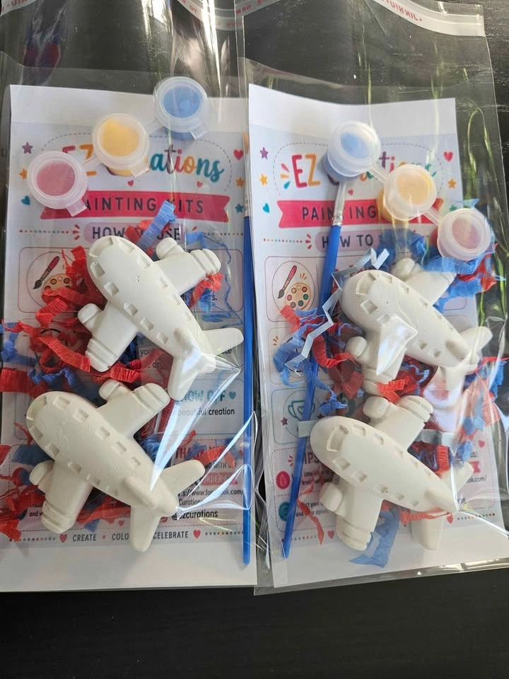 Kids Painting Kits - Cars, Dinosaurs, Airplanes, Rainbows🏈 - photo 3