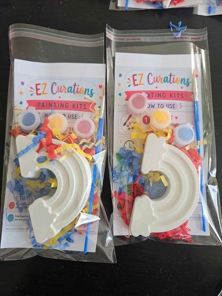 Kids Painting Kits - Cars, Dinosaurs, Airplanes, Rainbows🏈 - photo 4