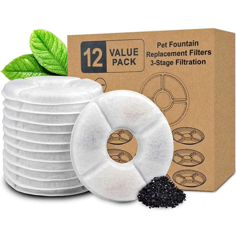 12 Pack Cat/Dog Fountain Filters