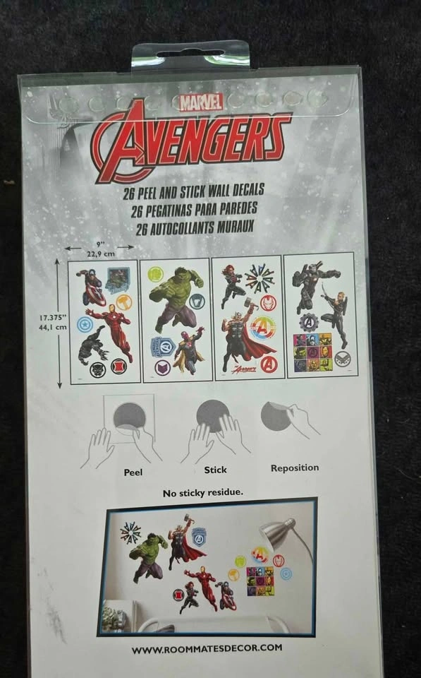Brand New- Avengers 26 Wall Decals - photo 2