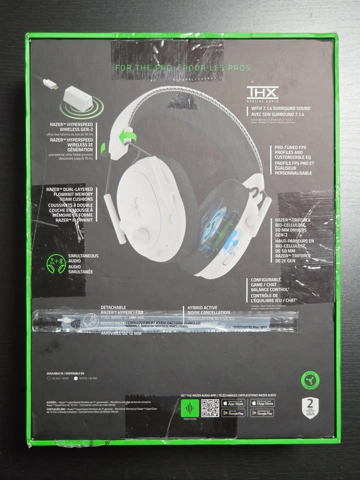 Razer BlackShark V3 Pro Wireless Gaming Headset - White - photo 4