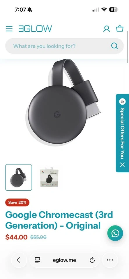 Roku stick and Google Chromecast - photo 2