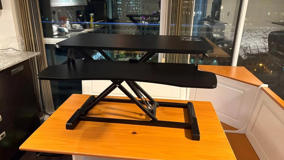 Computer Desk + Adjustable Standing Desk Converter - photo 3
