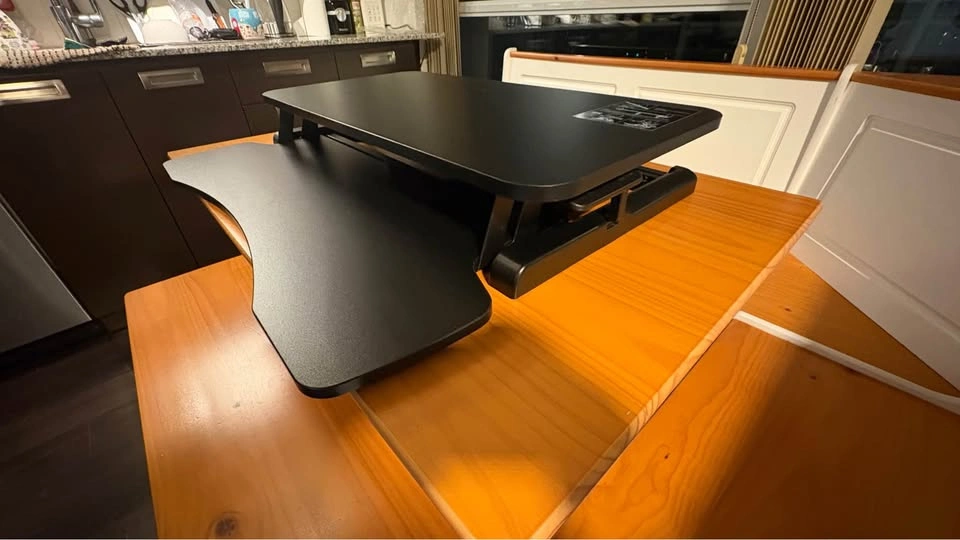 Computer Desk + Adjustable Standing Desk Converter - photo 4