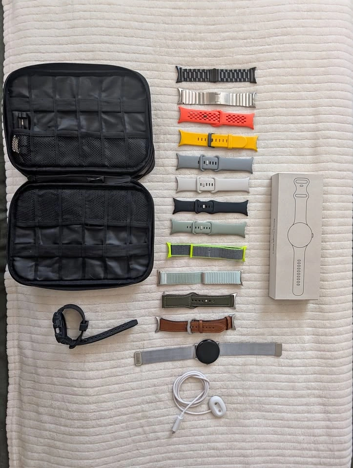 Massive Bundle: Google Pixel Watch 4 (45mm) + 14 Bands & Case