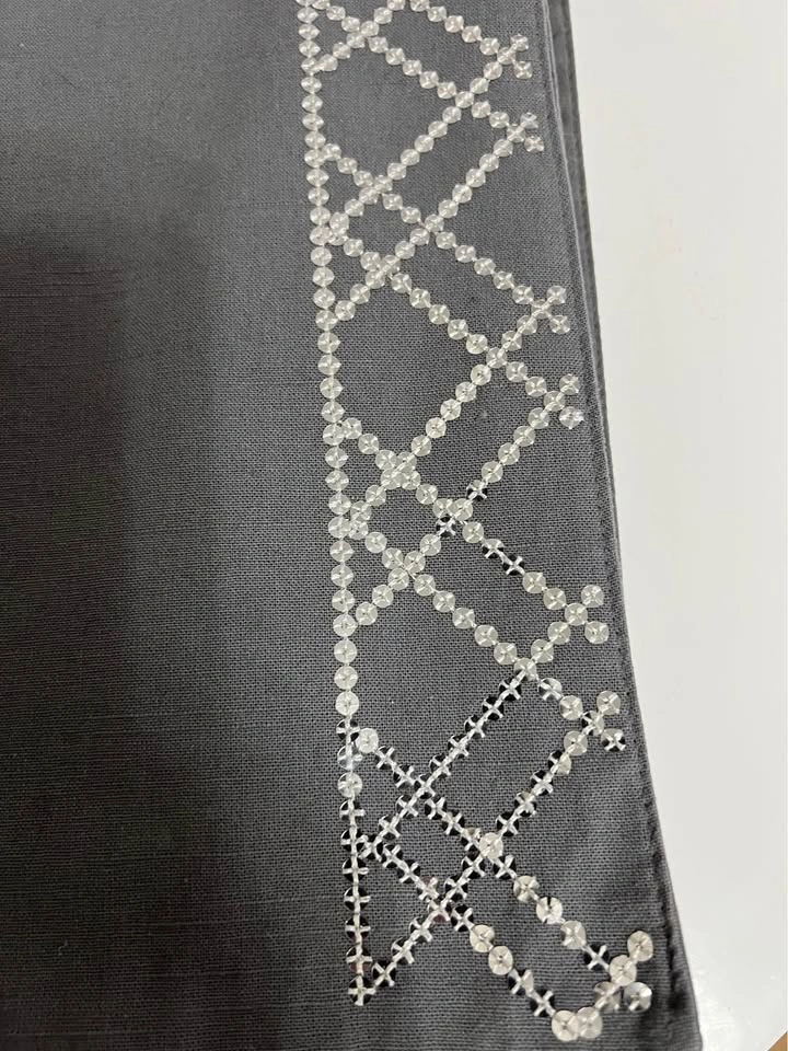 🏈 Gray Place mats- 10pcs. - photo 2
