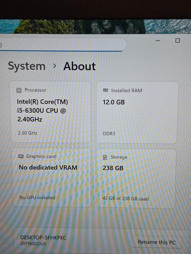 Lenovo Thinkpad T460 Laptop - photo 3