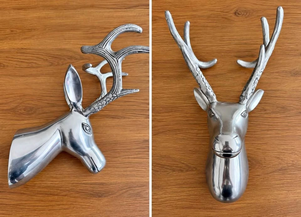 Metal Deer Head Wall Mount