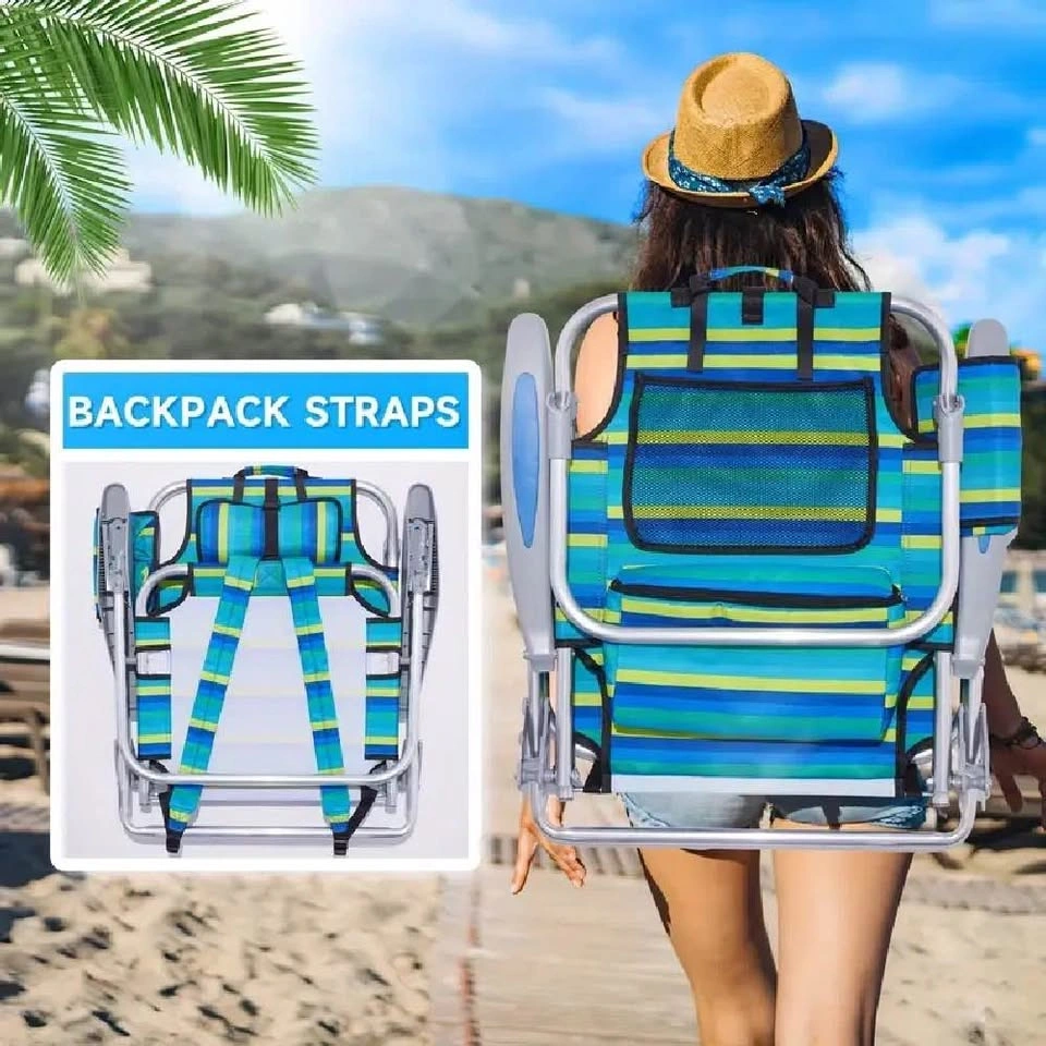 Set of 2 Lightweight Portable Camping Beach Chair For Adults - photo 5