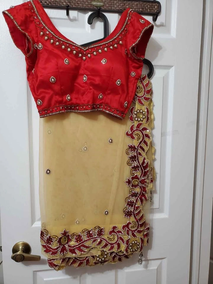 Beautiful Designer Net Saree🏈 - photo 2