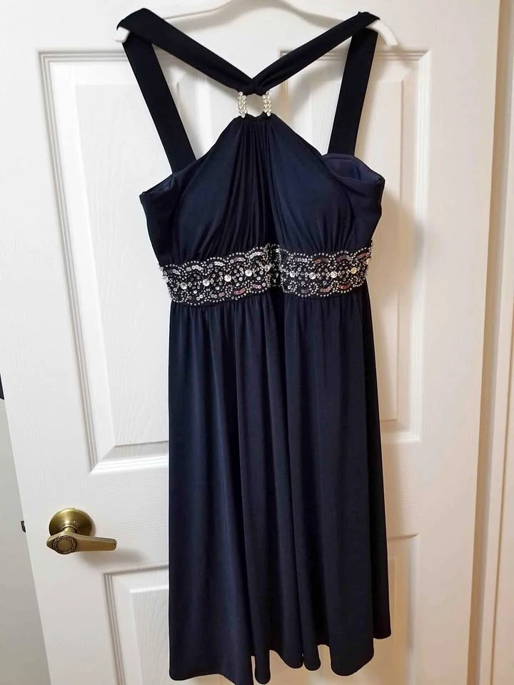 Blue cocktail dress🏈