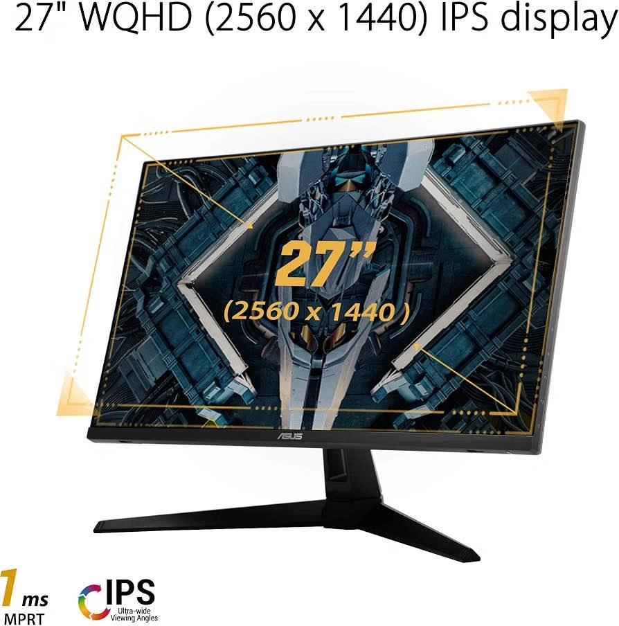 ASUS 27” TUF QHD HDR Gaming Monitor - photo 3