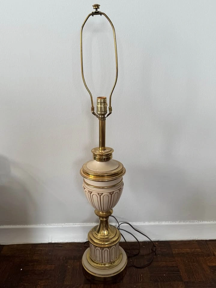 Antique Stiffel floor lamp, genuine brass - photo 3