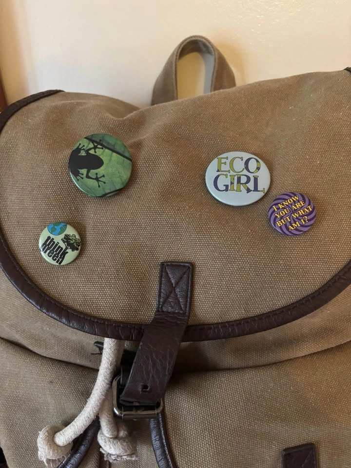 Cargo Montreal Vintage Canvas Rucksack Backpack With Flair Pins - photo 3