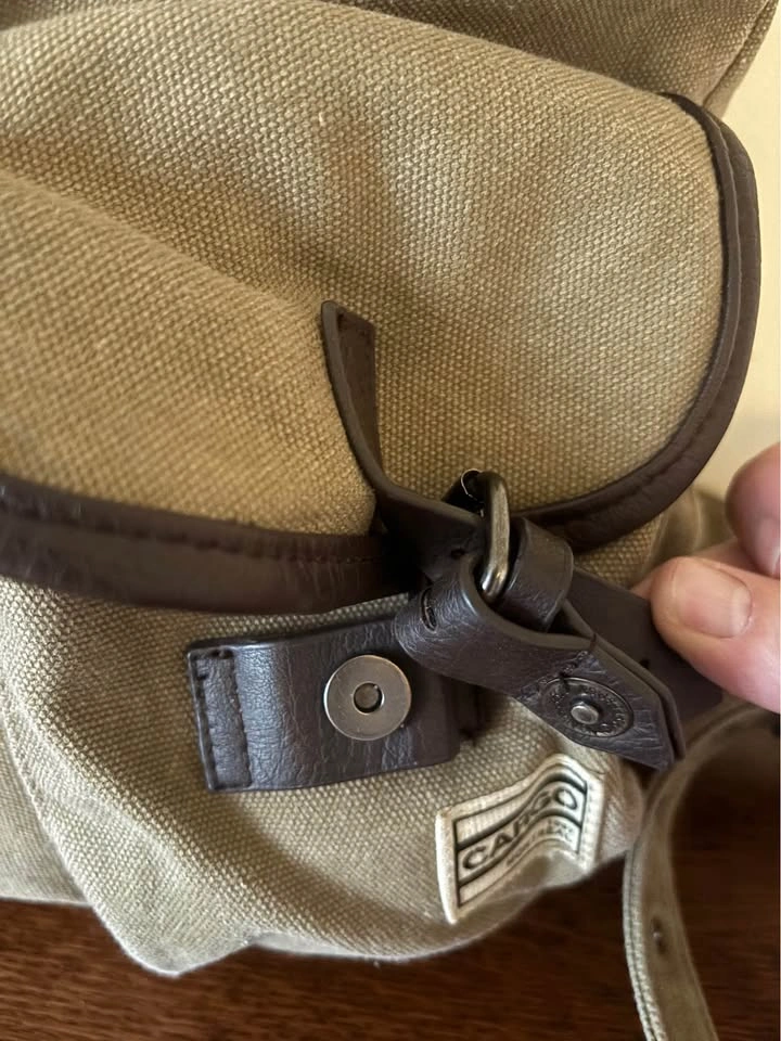 Cargo Montreal Vintage Canvas Rucksack Backpack With Flair Pins - photo 5