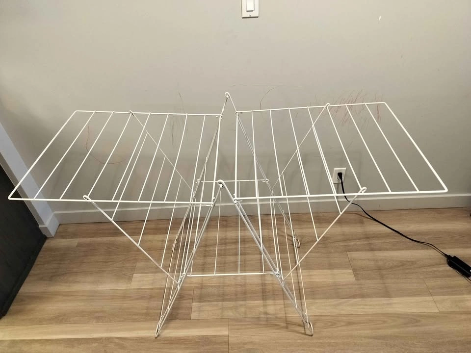 Ikea - white dress drying rack foldable - photo 4