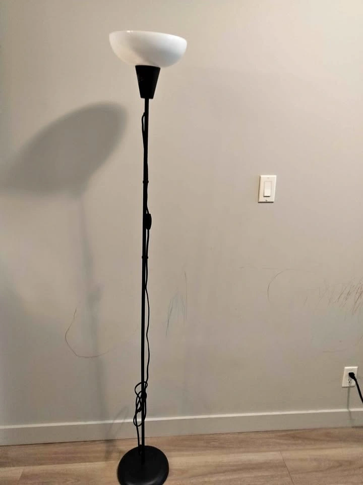 Ikea floor uplighter lamp - Midtown Calgary