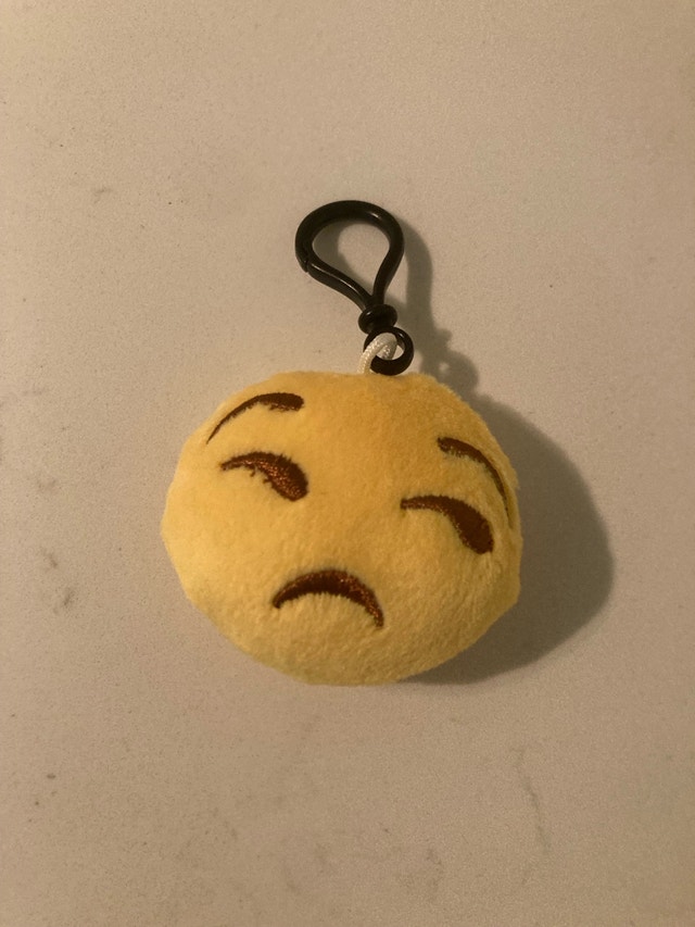 🏈 😒Emoji Keychain Plush