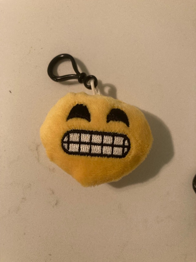 🏈 😬Emoji Plush Keychain