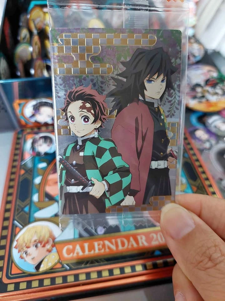 🏈 Demon Slayer - Tanjiro & Giyu Wafer Card