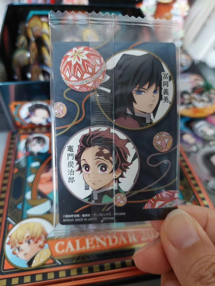 🏈 Demon Slayer - Tanjiro & Giyu Wafer Card - photo 2