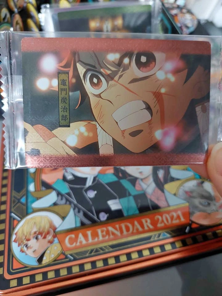🏈 Demon Slayer - Flame Tanjiro Kamado Wafer Card