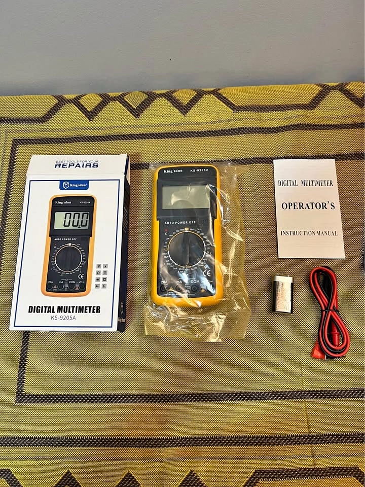 Kingsdun KS-9205A Digital Multimeter Tester – Brand New