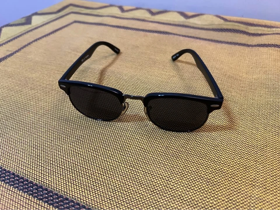 Classic Clubmaster Style Sunglasses – 100% UV Protection - photo 3