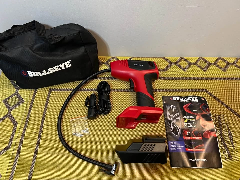Bullseye Pro Rechargeable Tire Inflator Cordless Air Compressor - photo 2