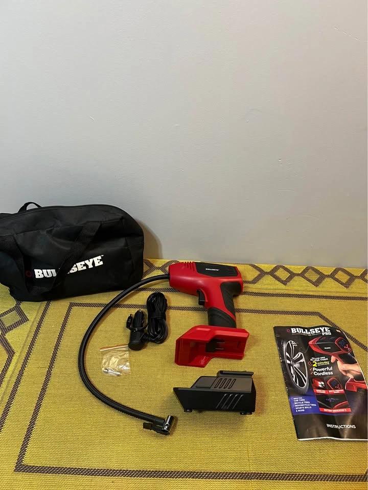Bullseye Pro Rechargeable Tire Inflator Cordless Air Compressor - photo 5