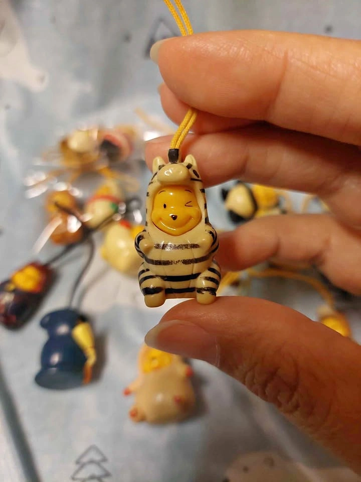 🏈 Rare Vintage Japan Exclusive Peek-a-Pooh - Zebra Charm