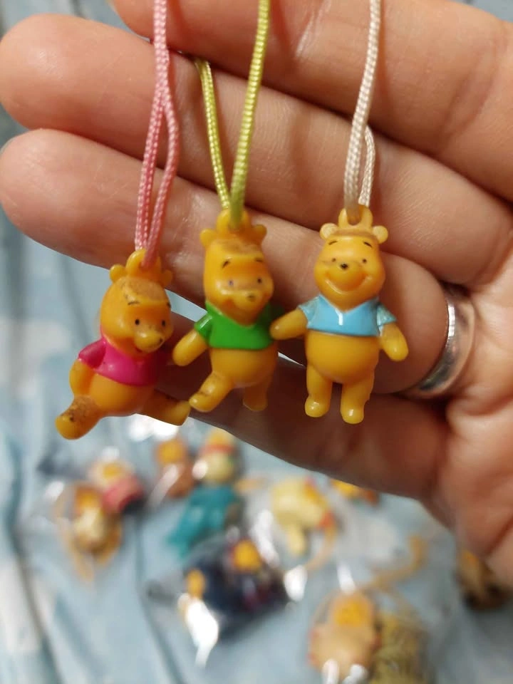 🏈 Vintage Winnie the Pooh Miniature Charms - Set of 3! - photo 3