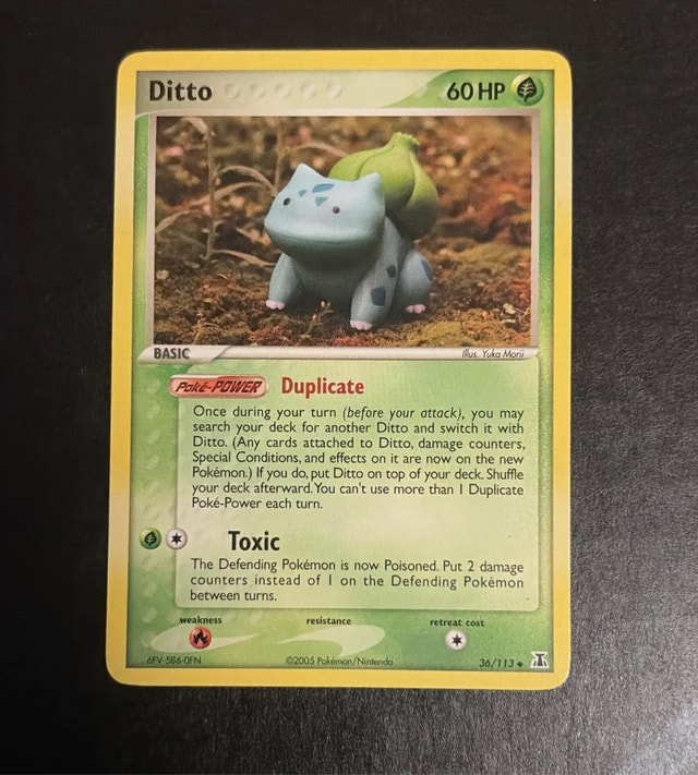 Ditto (bulbasaur) pokemon