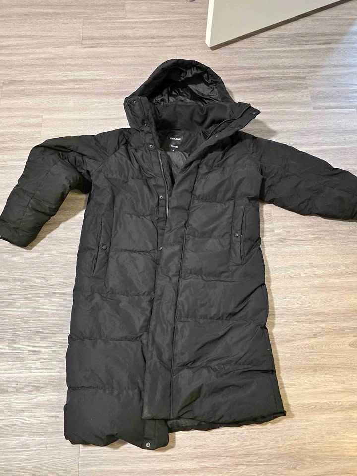 SPAO Korean Brand Long Padding / Long Down Jacket – Black – Unis