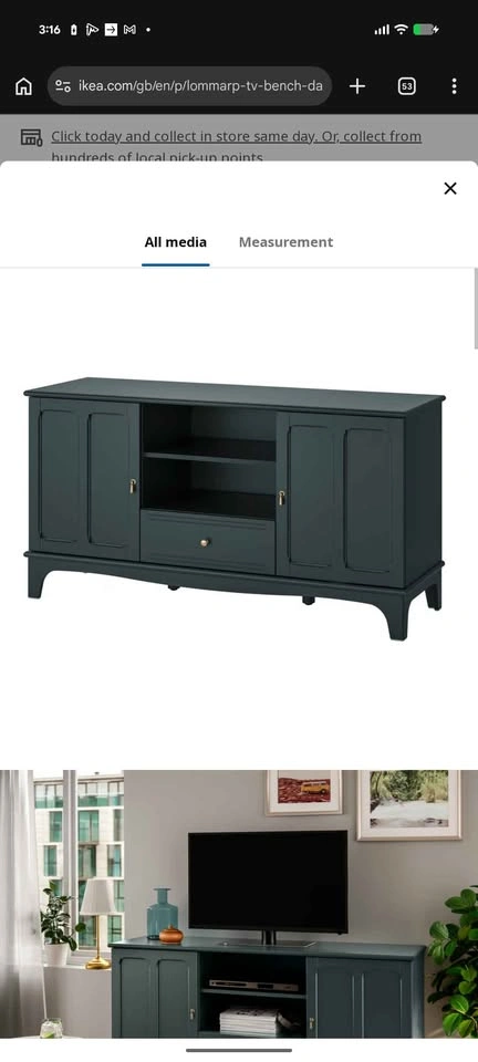 IKEA Lommarp TV Bench - photo 2
