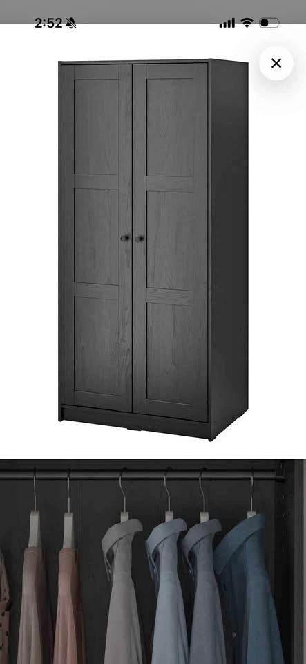 IKEA KLEPPSTAD 2-Door Wardrobe