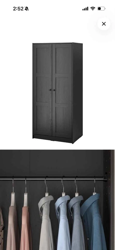 IKEA KLEPPSTAD 2-Door Wardrobe - photo 2