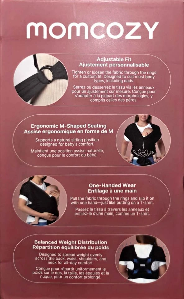 Momcozy Lightweight Baby Wrap Carrier - photo 4