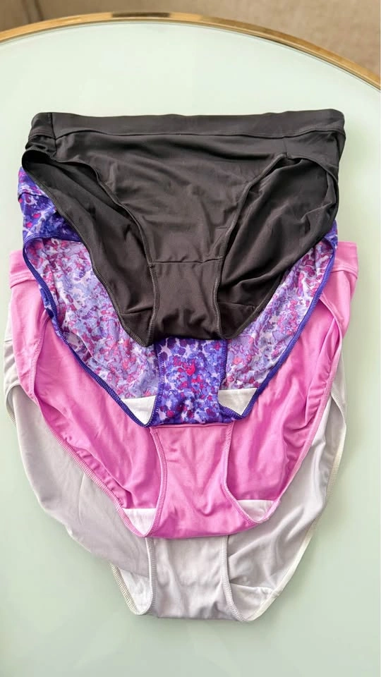 Hanes Smooth Lisse Hi-Cut Panties (4 pack) Medium - photo 2