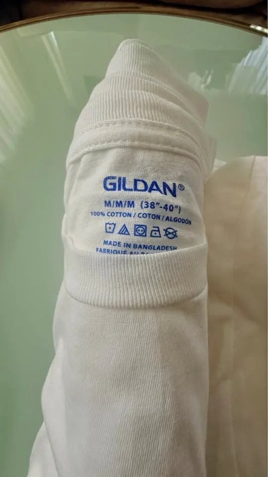 4 x Medium Gildan Men's Crew Tee