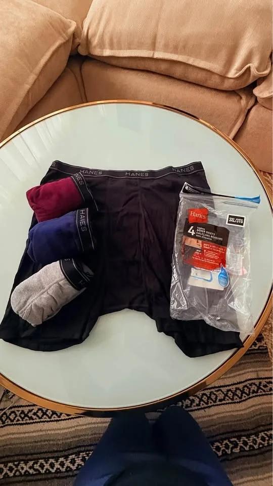 NEW - 4 pack - Hanes boxer brief. Comfort fit size 3 XL - photo 3