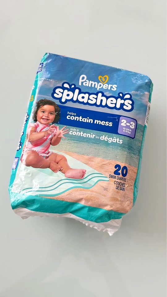 SEALED/ NEW - Pampers Splashers Swim Diapers Size 2-3