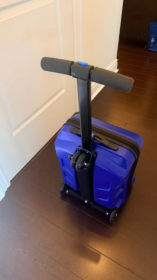Gently used 2-in-1 Ride-On Scooter Suitcase for Kids, 20” - photo 3