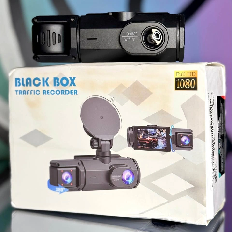 Full HD 1080P Dual Dash Cam – 2 Channel + 32GB SD Card