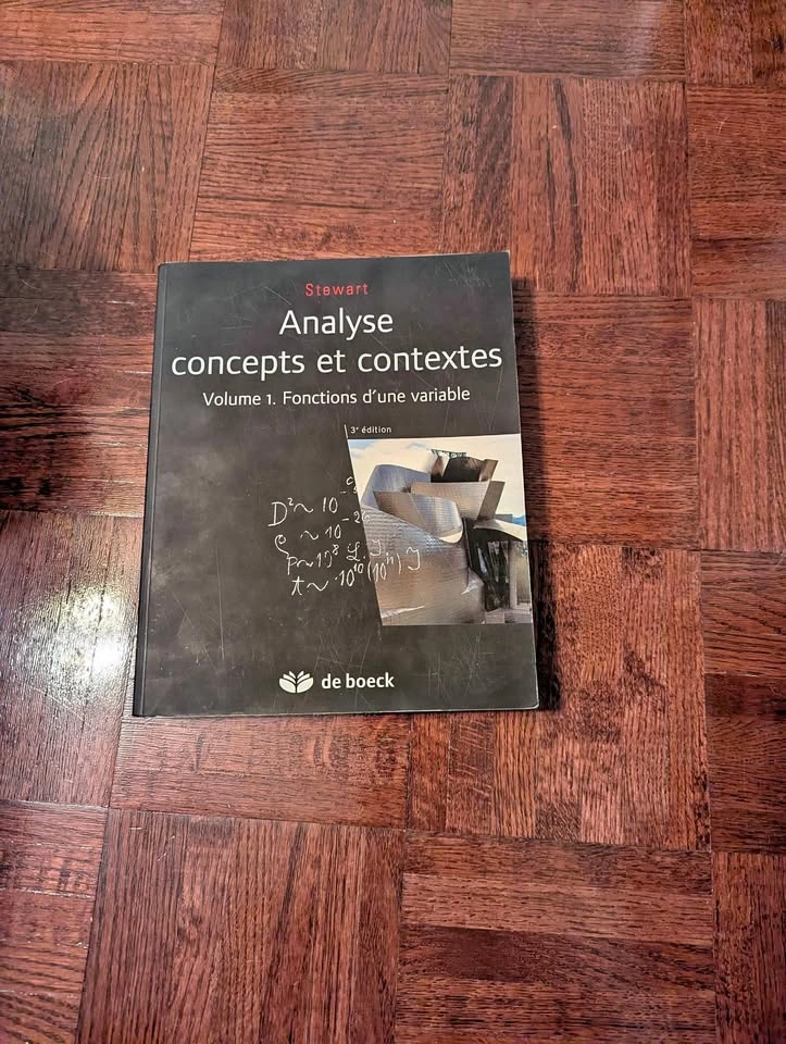 Analyse: Concepts et contextes - Volume 1 (3e Édition)