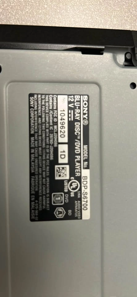 Sony BDP-S6700 Blu-ray Disc/3D/DVD Player - photo 3