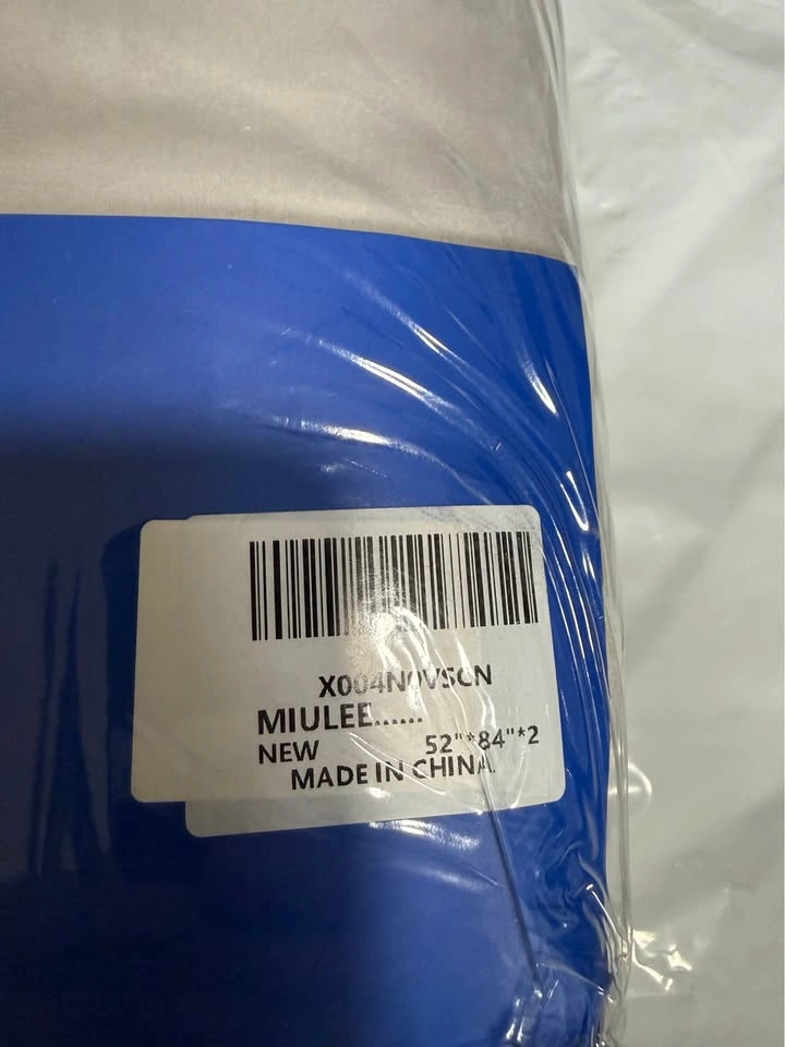 Curtain miulee blackout new 52 W X 84 L (grey) - photo 5